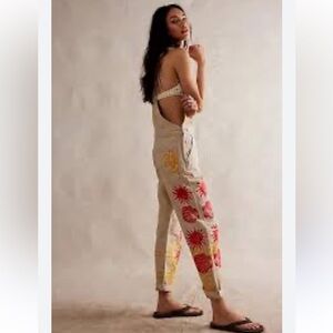Free People We The Free Ziggy Printed Overalls